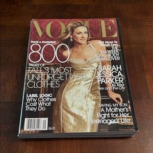 2005 Vogue September Issue Sarah Jessica Parker Gisele Bundchen Carole Radziwill